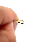 Solid Gold Oval Clasp